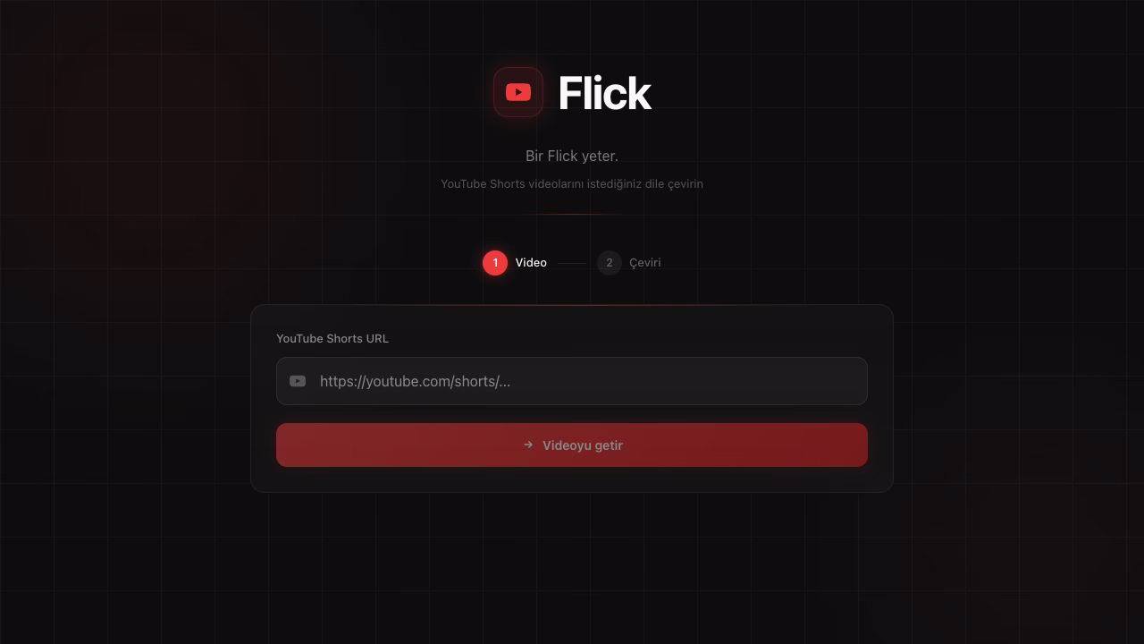 Flick project visual